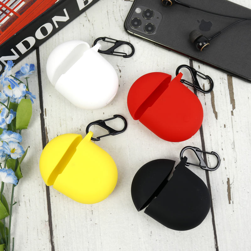 کاور محافظ سیلیکونی هندزفری Xiaomi Redmi Mi AirDots 3 Pro + آویز قلاب