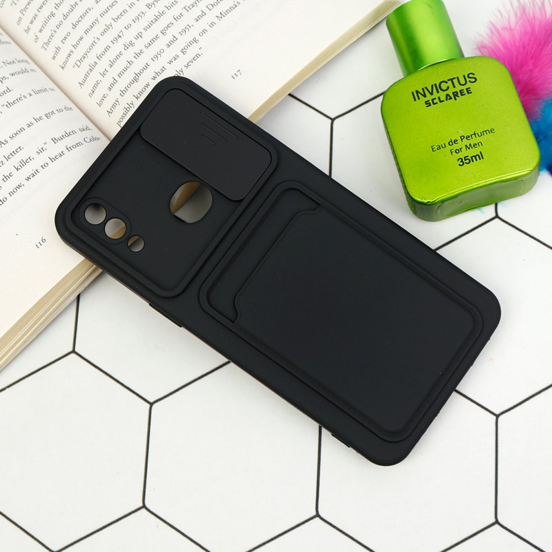 قاب سیلیکونی جاکارتی دار محافظ لنزکشویی Samsung A10s