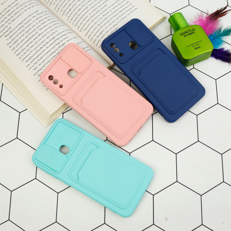قاب سیلیکونی جاکارتی دار محافظ لنزکشویی Samsung A20