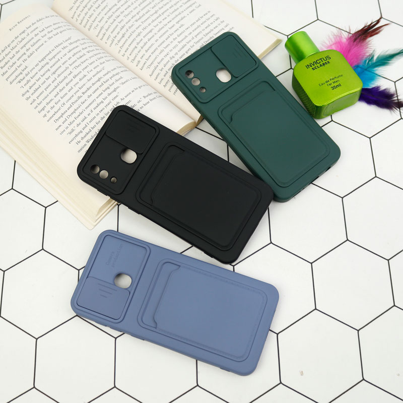 قاب سیلیکونی جاکارتی دار محافظ لنزکشویی Samsung A20