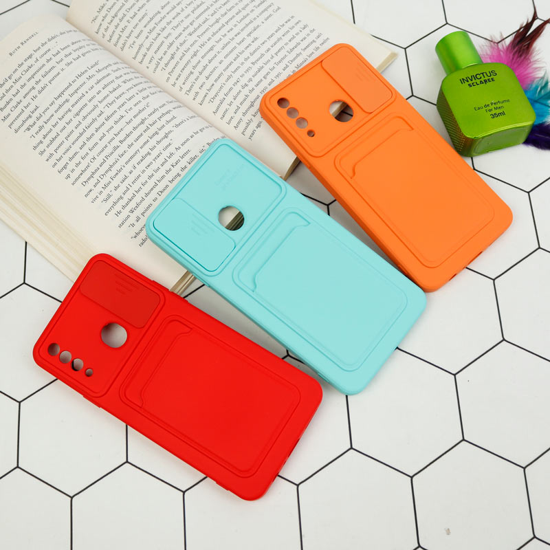 قاب سیلیکونی جاکارتی دار محافظ لنزکشویی Samsung A20s