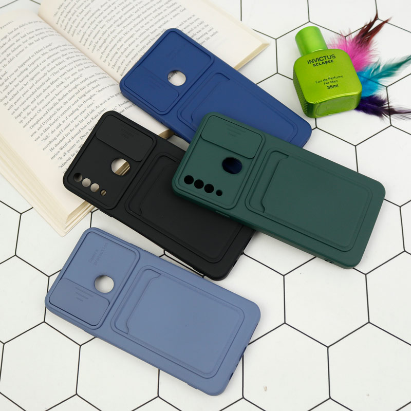 قاب سیلیکونی جاکارتی دار محافظ لنزکشویی Samsung A20s