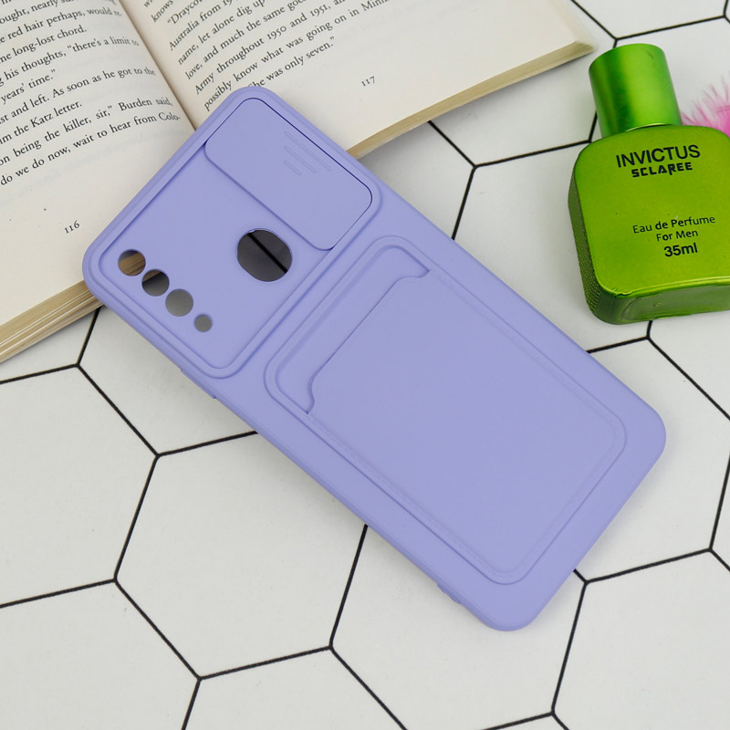 قاب سیلیکونی جاکارتی دار محافظ لنزکشویی Samsung A20s