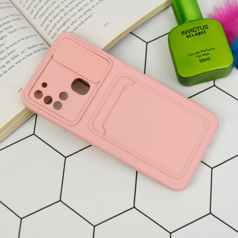 قاب سیلیکونی جاکارتی دار محافظ لنزکشویی Samsung A21s