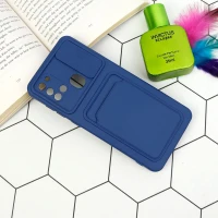 قاب سیلیکونی جاکارتی دار محافظ لنزکشویی Samsung A21s