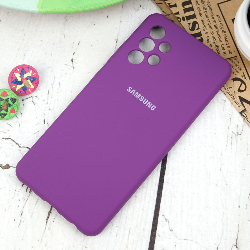قاب سیلیکونی اصلی زیربسته سامسونگ A32 4G محافظ لنزدار