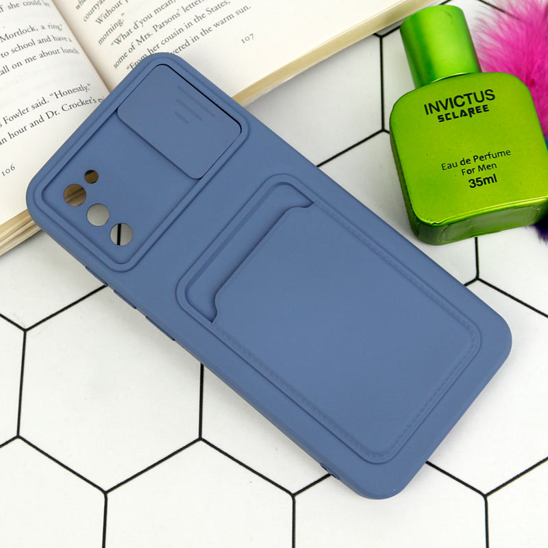 قاب سیلیکونی جاکارتی دار محافظ لنزکشویی Samsung Galaxy A02s