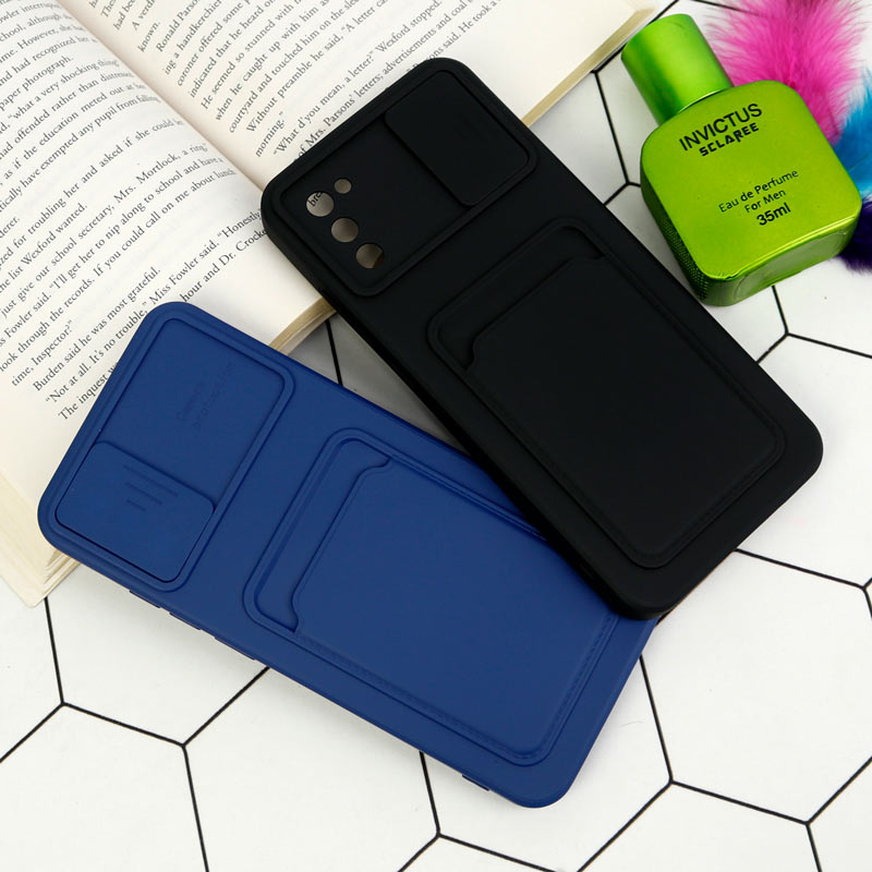 قاب سیلیکونی جاکارتی دار محافظ لنزکشویی Samsung Galaxy A02s