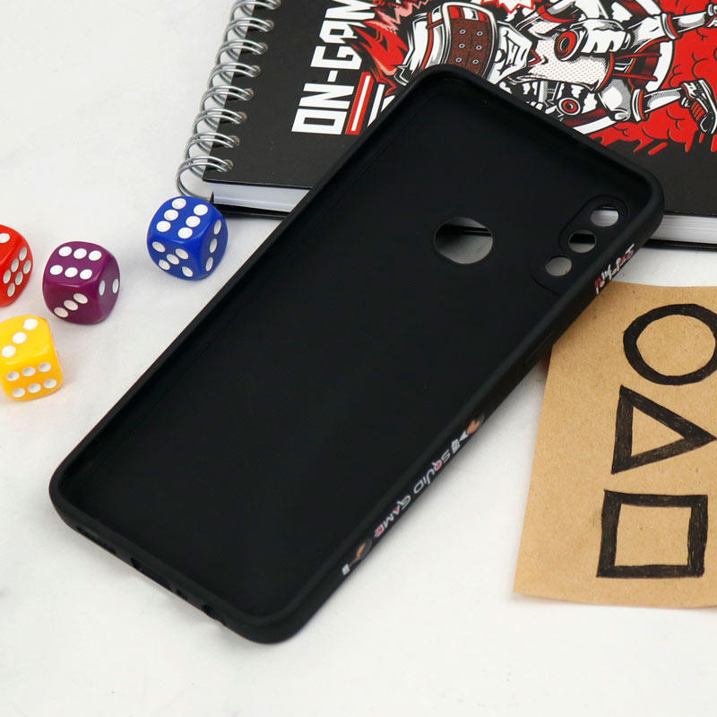 قاب سیلیکونی محافظ لنزدار طرح اسکویید گیم Samsung Galaxy A10s کد 8