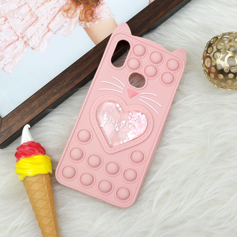 قاب اورجینال سیلیکونی آکواریومی Lucky Cat پاپیتی Samsung Galaxy A10s