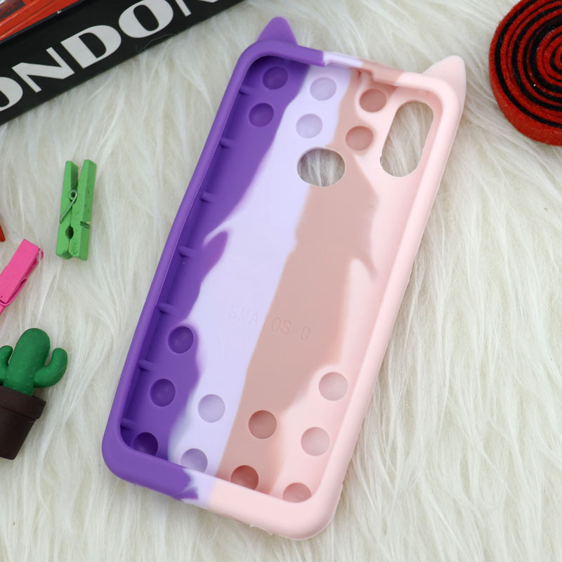 قاب اورجینال سیلیکونی آکواریومی Lucky Cat پاپیتی Samsung Galaxy A10s