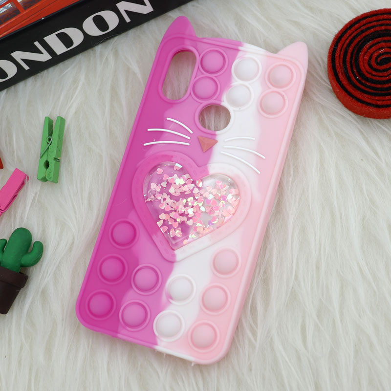 قاب اورجینال سیلیکونی آکواریومی Lucky Cat پاپیتی Samsung Galaxy A10s