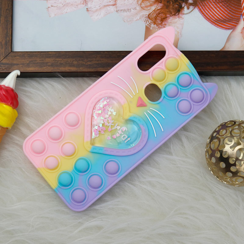 قاب اورجینال سیلیکونی آکواریومی Lucky Cat پاپیتی Samsung Galaxy A10s