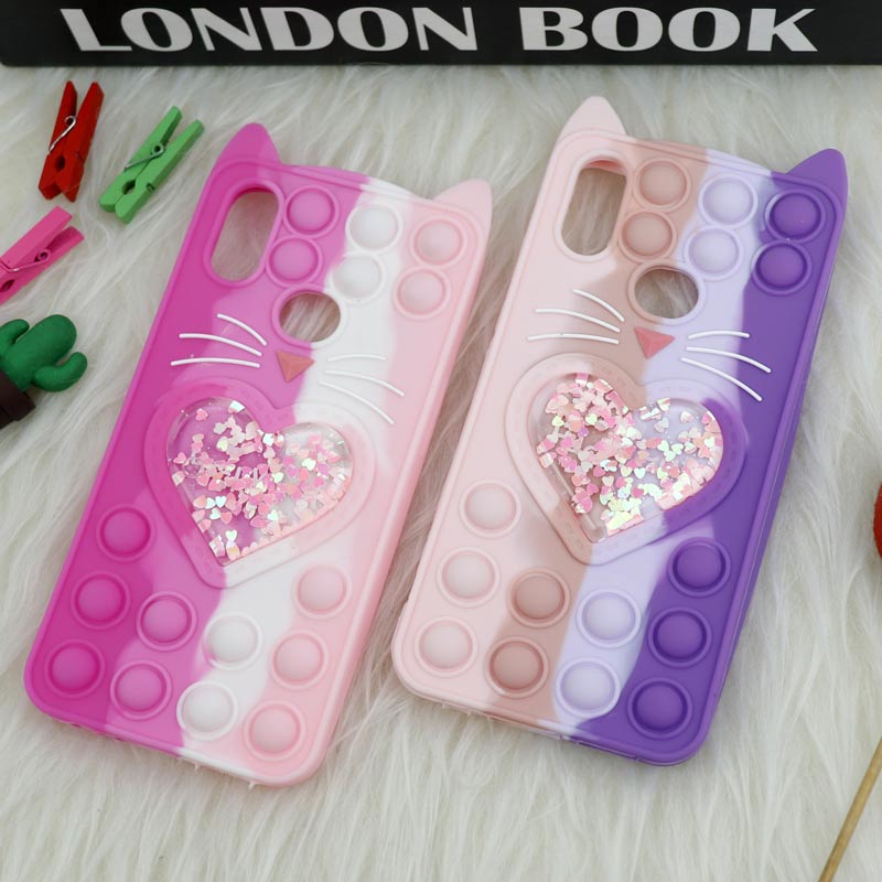 قاب اورجینال سیلیکونی آکواریومی Lucky Cat پاپیتی Samsung Galaxy A10s