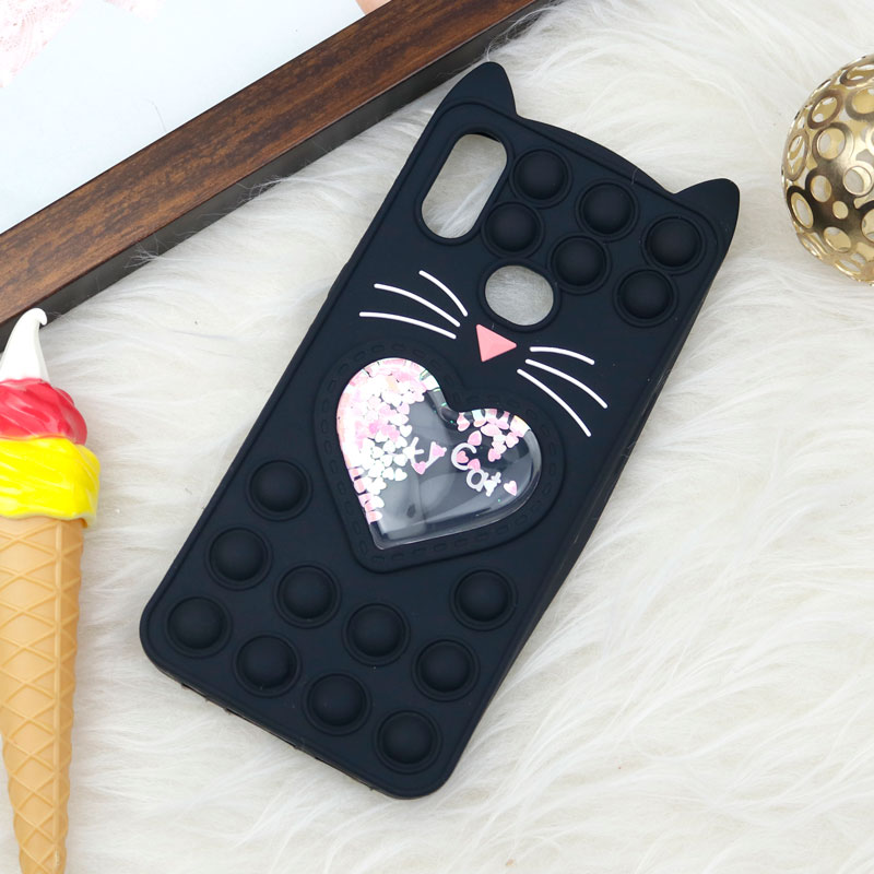 قاب اورجینال سیلیکونی آکواریومی Lucky Cat پاپیتی Samsung Galaxy A10s