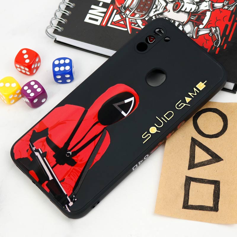قاب سیلیکونی محافظ لنزدار طرح اسکویید گیم Samsung Galaxy A11 کد 10