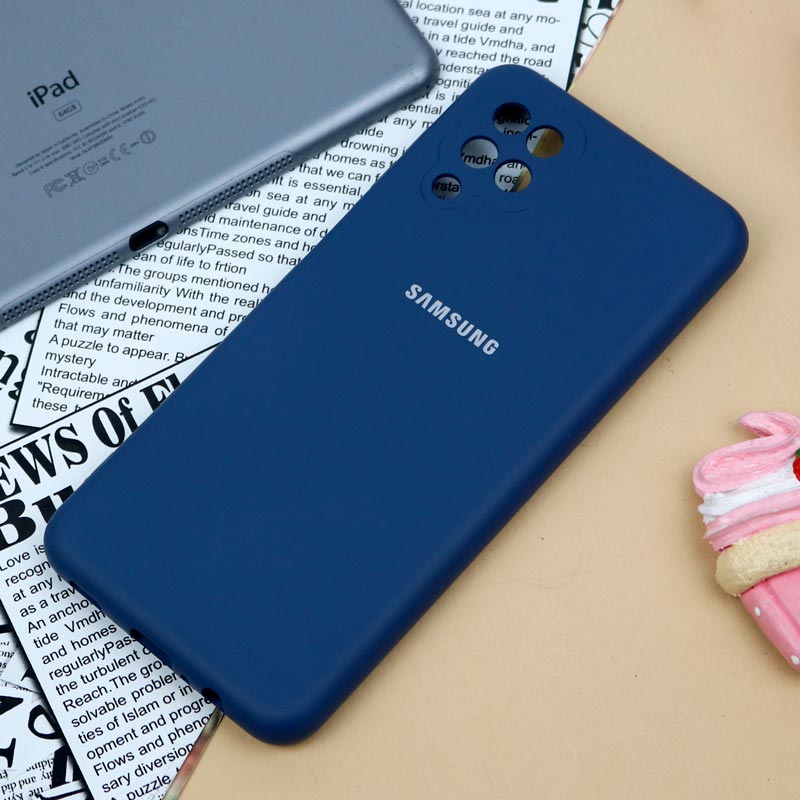 قاب سیلیکونی محافظ لنزدار Samsung Galaxy A12