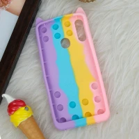قاب اورجینال سیلیکونی آکواریومی Lucky Cat پاپیتی Samsung Galaxy A20s