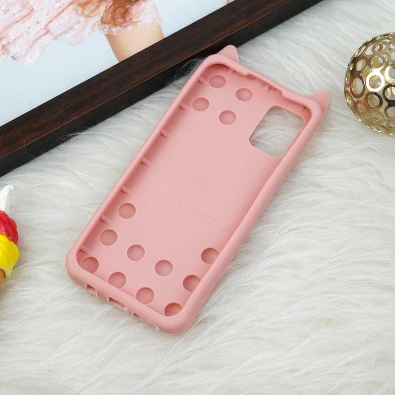 قاب اورجینال سیلیکونی آکواریومی Lucky Cat پاپیتی Samsung Galaxy A21s