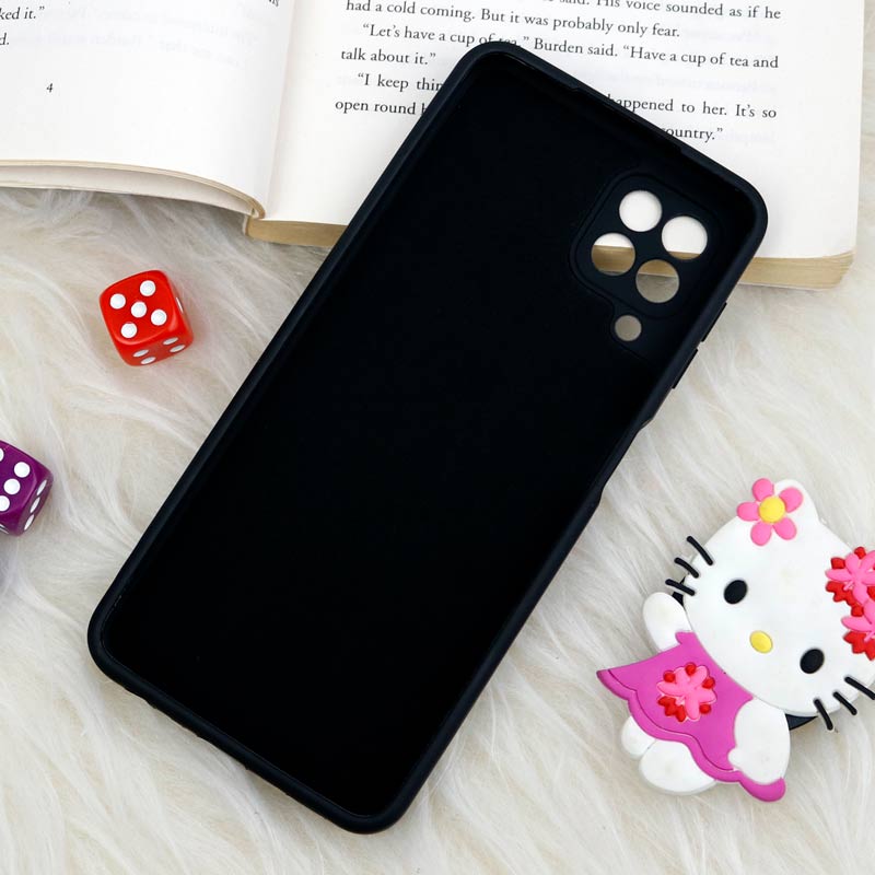 قاب سیلیکونی عروسکی محافظ لنزدار طرح گربه Samsung Galaxy A22 4G