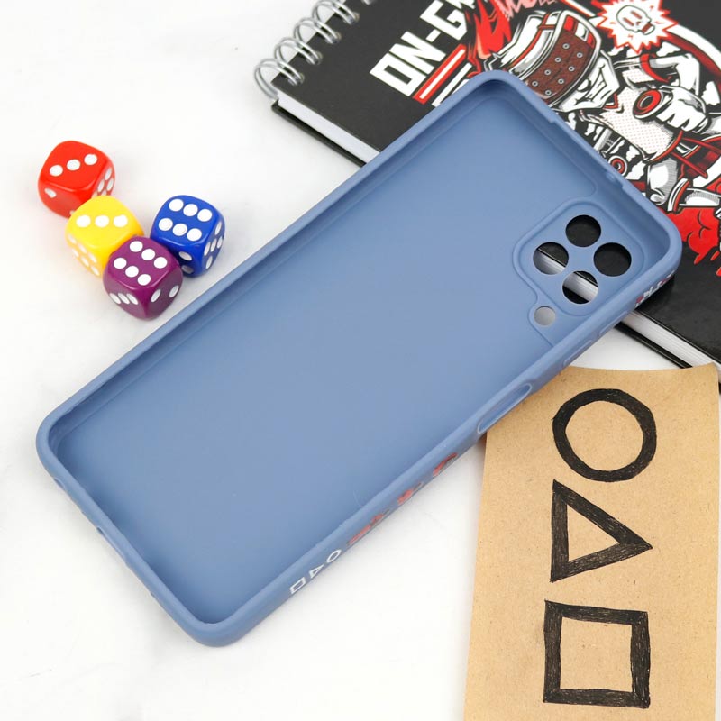 قاب سیلیکونی محافظ لنزدار طرح اسکویید گیم Samsung Galaxy A22 4G کد 1