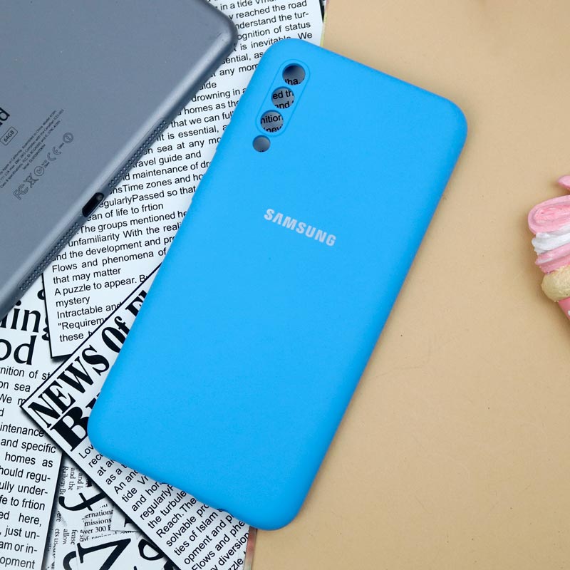 قاب سیلیکونی اصلی زیربسته سامسونگ Galaxy A30s / A50 / A50s محافظ لنزدار