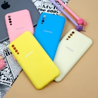 قاب سیلیکونی اصلی زیربسته سامسونگ Galaxy A30s / A50 / A50s محافظ لنزدار