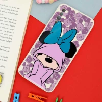 قاب سیلیکونی سفید محافظ لنزدار طرح میکی موس 2 سامسونگ Samsung Galaxy A30s / A50s