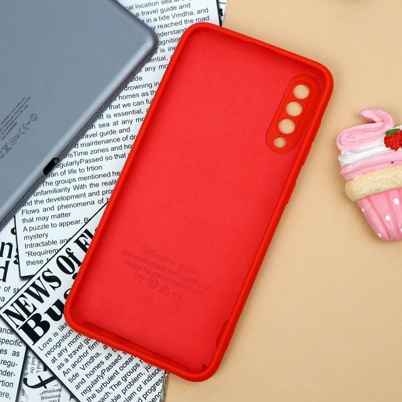 قاب سیلیکونی اصلی زیربسته سامسونگ Galaxy A30s / A50 / A50s محافظ لنزدار