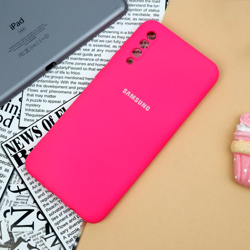 قاب سیلیکونی اصلی زیربسته سامسونگ Galaxy A30s / A50 / A50s محافظ لنزدار