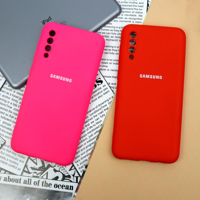 قاب سیلیکونی اصلی زیربسته سامسونگ Galaxy A30s / A50 / A50s محافظ لنزدار