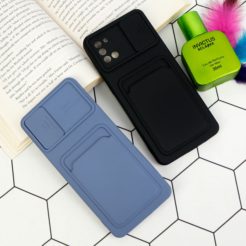 قاب سیلیکونی جاکارتی دار محافظ لنزکشویی Samsung Galaxy A31