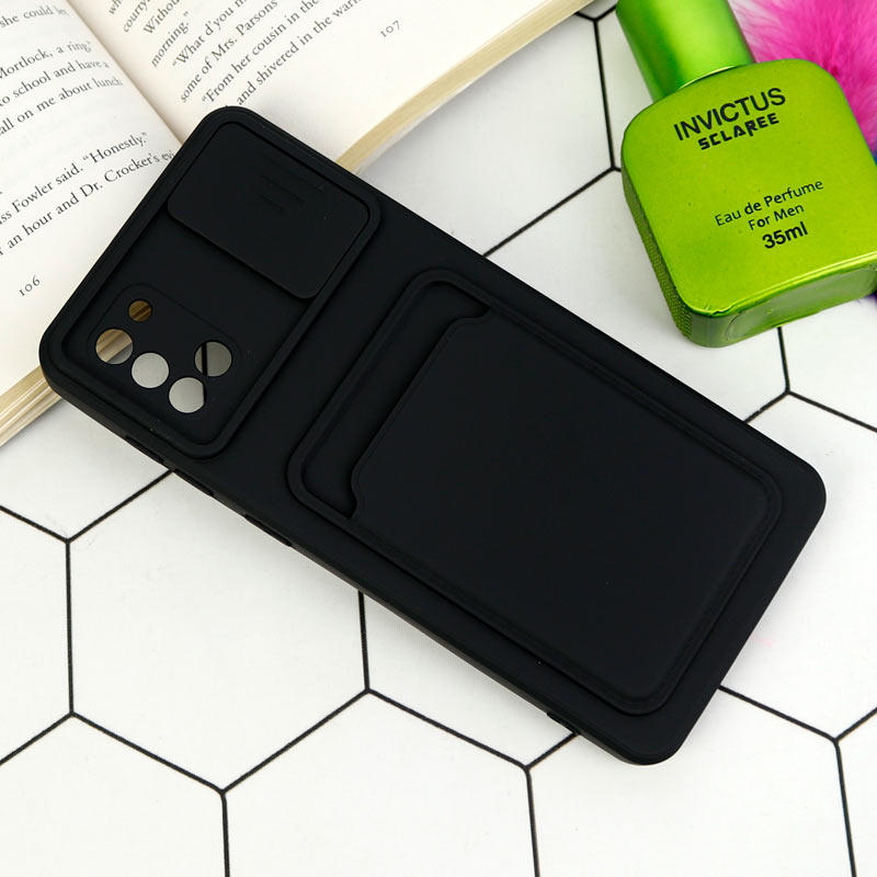 قاب سیلیکونی جاکارتی دار محافظ لنزکشویی Samsung Galaxy A31