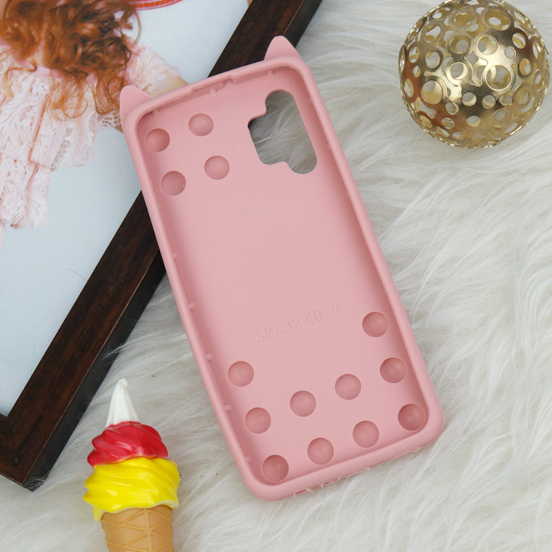 قاب اورجینال سیلیکونی آکواریومی Lucky Cat پاپیتی Samsung Galaxy A32 4G