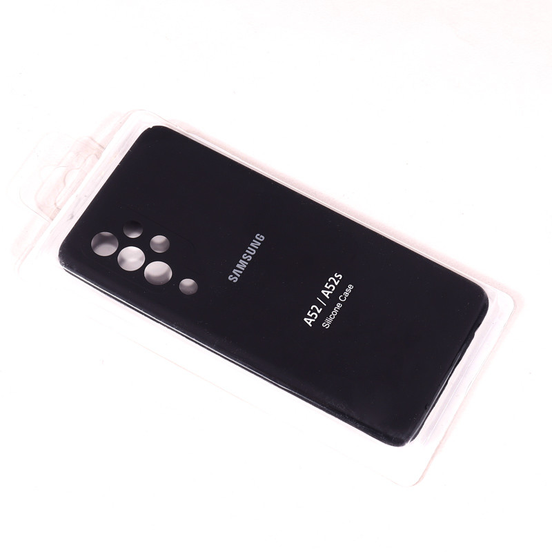 قاب سیلیکونی اصلی زیربسته سامسونگ Galaxy A52 / A52s محافظ لنزدار