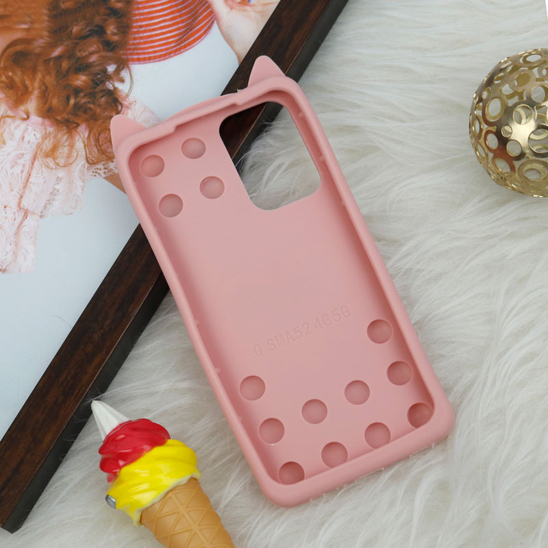 قاب اورجینال سیلیکونی آکواریومی Lucky Cat پاپیتی Samsung Galaxy A52 / A52s
