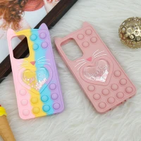 قاب اورجینال سیلیکونی آکواریومی Lucky Cat پاپیتی Samsung Galaxy A52 / A52s