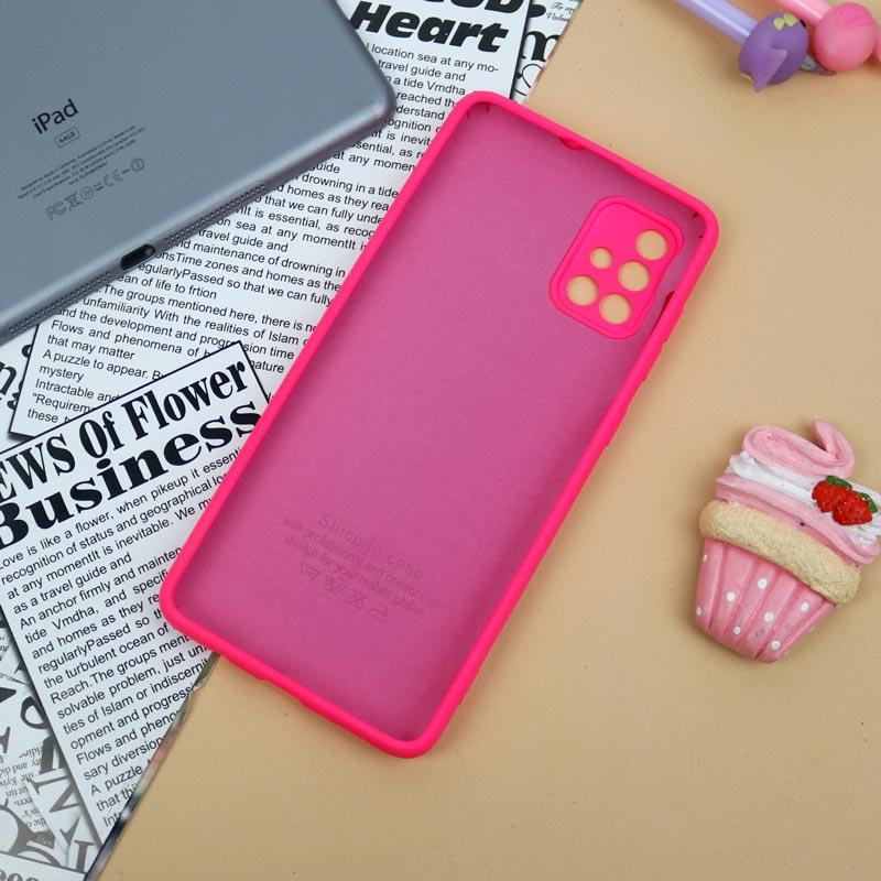 قاب سیلیکونی زیربسته سامسونگ Galaxy A71 محافظ لنزدار