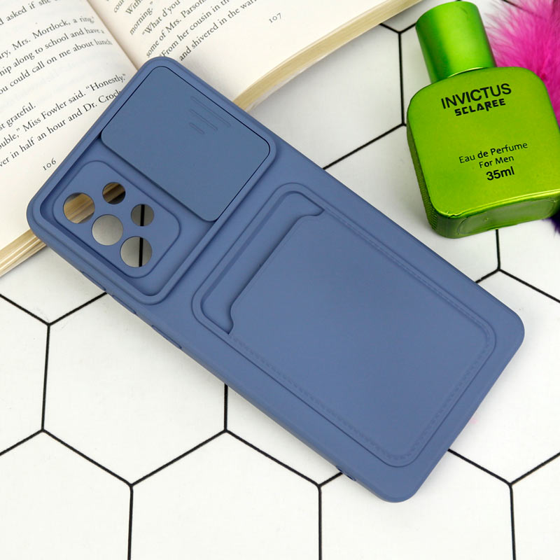 قاب سیلیکونی جاکارتی دار محافظ لنزکشویی Samsung Galaxy A72