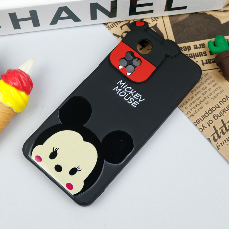 قاب سیلیکونی عروسکی محافظ لنزدار طرح Mickey Mouse شیائومی Xiaomi Mi 10T / 10T Pro