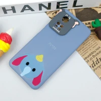 قاب سیلیکونی عروسکی محافظ لنزدار طرح Dumbo شیائومی Xiaomi Mi 10T / 10T Pro