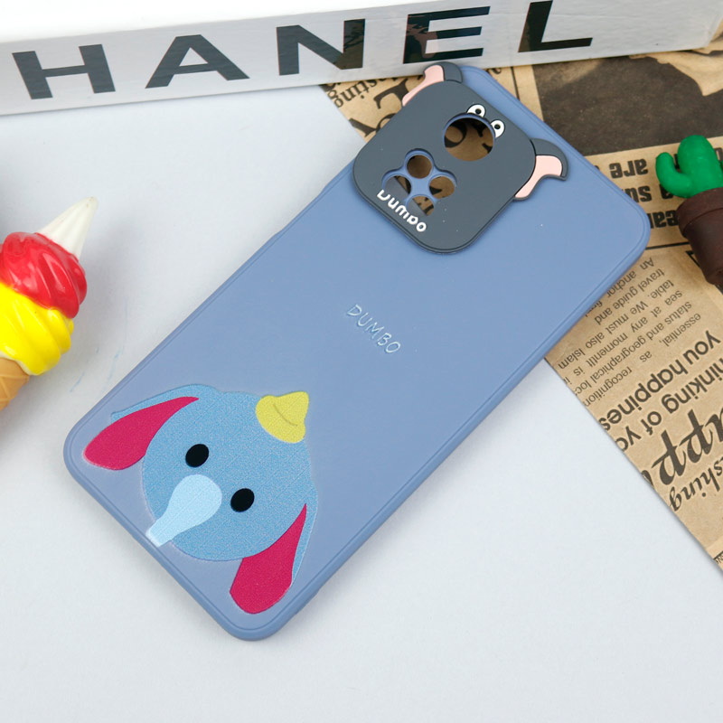 قاب سیلیکونی عروسکی محافظ لنزدار طرح Dumbo شیائومی Xiaomi Mi 10T / 10T Pro