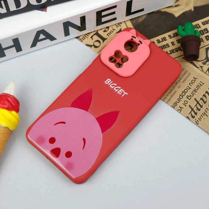 قاب سیلیکونی عروسکی محافظ لنزدار طرح Bigget شیائومی Xiaomi Mi 10T / 10T Pro