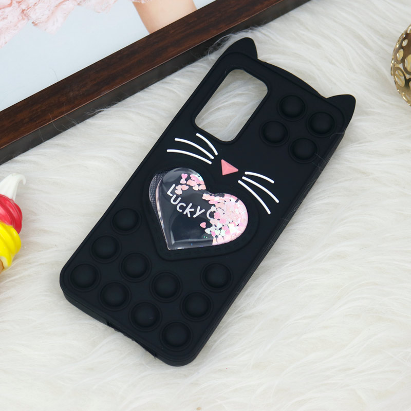 قاب اورجینال سیلیکونی آکواریومی Lucky Cat پاپیتی Xiaomi Mi 10T / Mi 10T Pro
