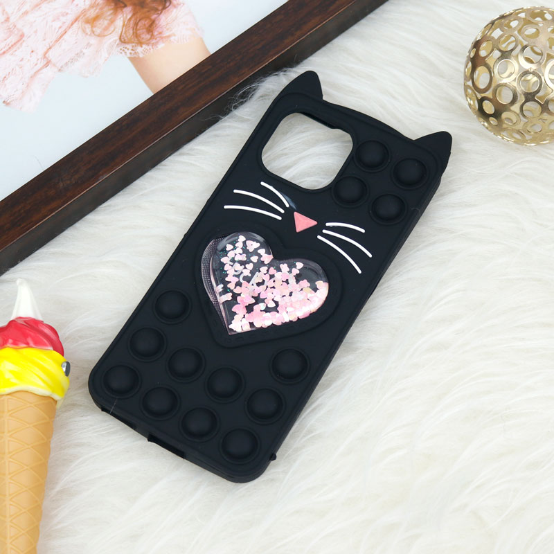 قاب اورجینال سیلیکونی آکواریومی Lucky Cat پاپیتی Xiaomi Mi 11 Lite