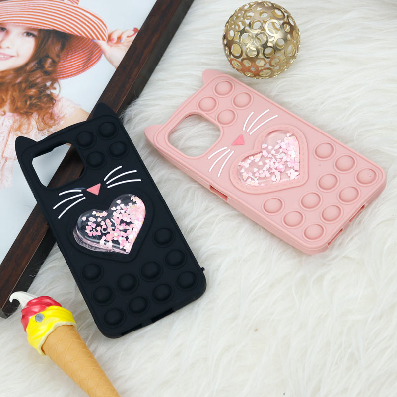 قاب اورجینال سیلیکونی آکواریومی Lucky Cat پاپیتی Xiaomi Mi 11 Lite