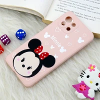 قاب سیلیکونی عروسکی محافظ لنزدار طرح مینی موس Xiaomi Mi 11 Lite