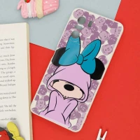 قاب سیلیکونی سفید محافظ لنزدار طرح میکی موس 2 شیائومی Xiaomi Poco F3