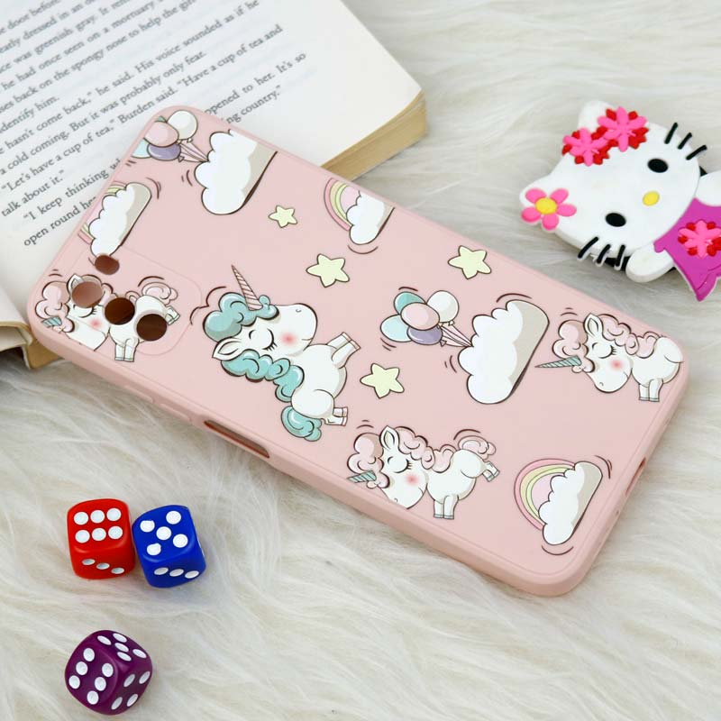 قاب سیلیکونی عروسکی محافظ لنزدار طرح یونیکورن 2 Xiaomi Poco M3