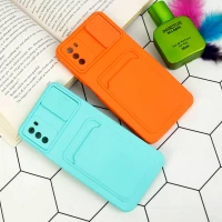 قاب سیلیکونی جاکارتی دار محافظ لنزکشویی Xiaomi Poco M3